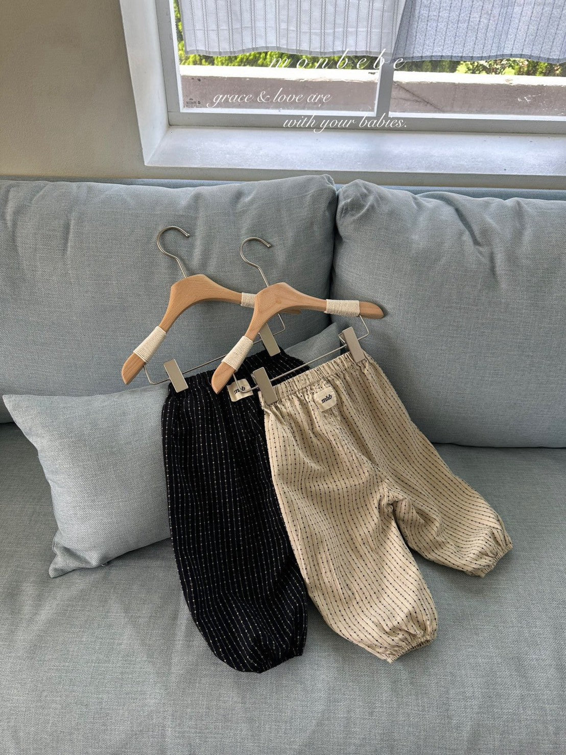 【PRE-ODER〆8.9(sun)】19. Jacquard Jogger Pants | monbebe