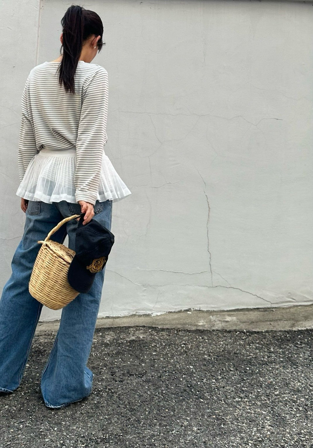 【PRE-ODER〆8.9(sun)】01. Layered Pleated Apron (Adult) | monbebe
