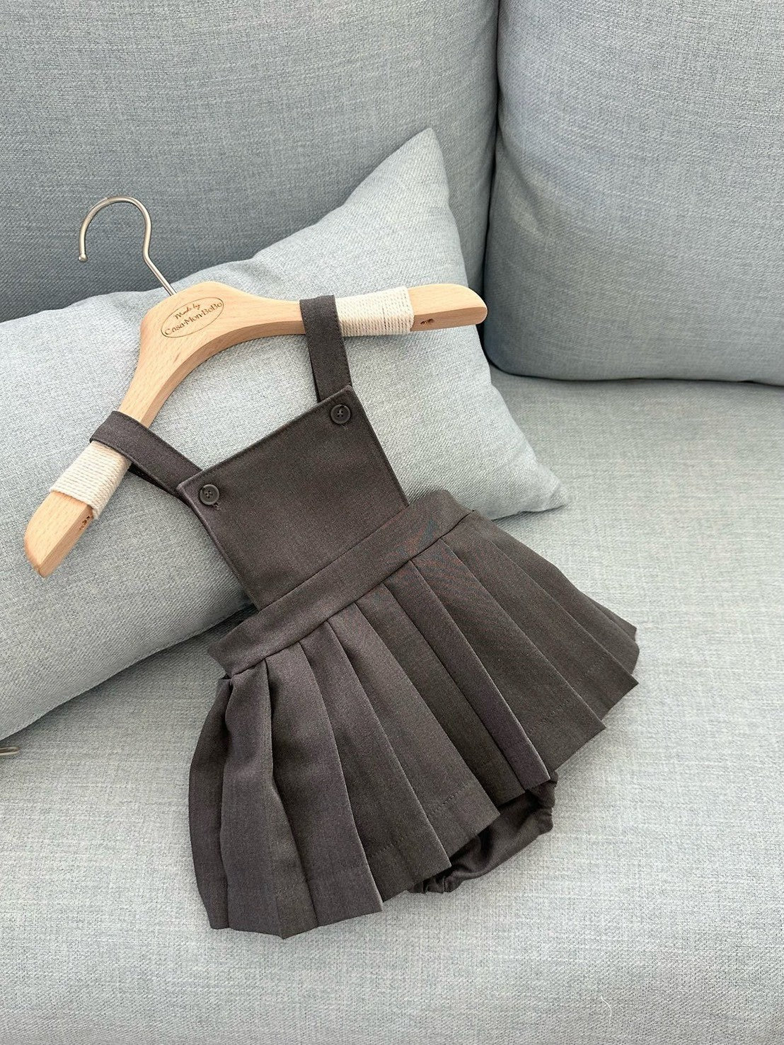 【PRE-ODER〆8.9(sun)】42. Louis Pleated Suspender Suit | monbebe
