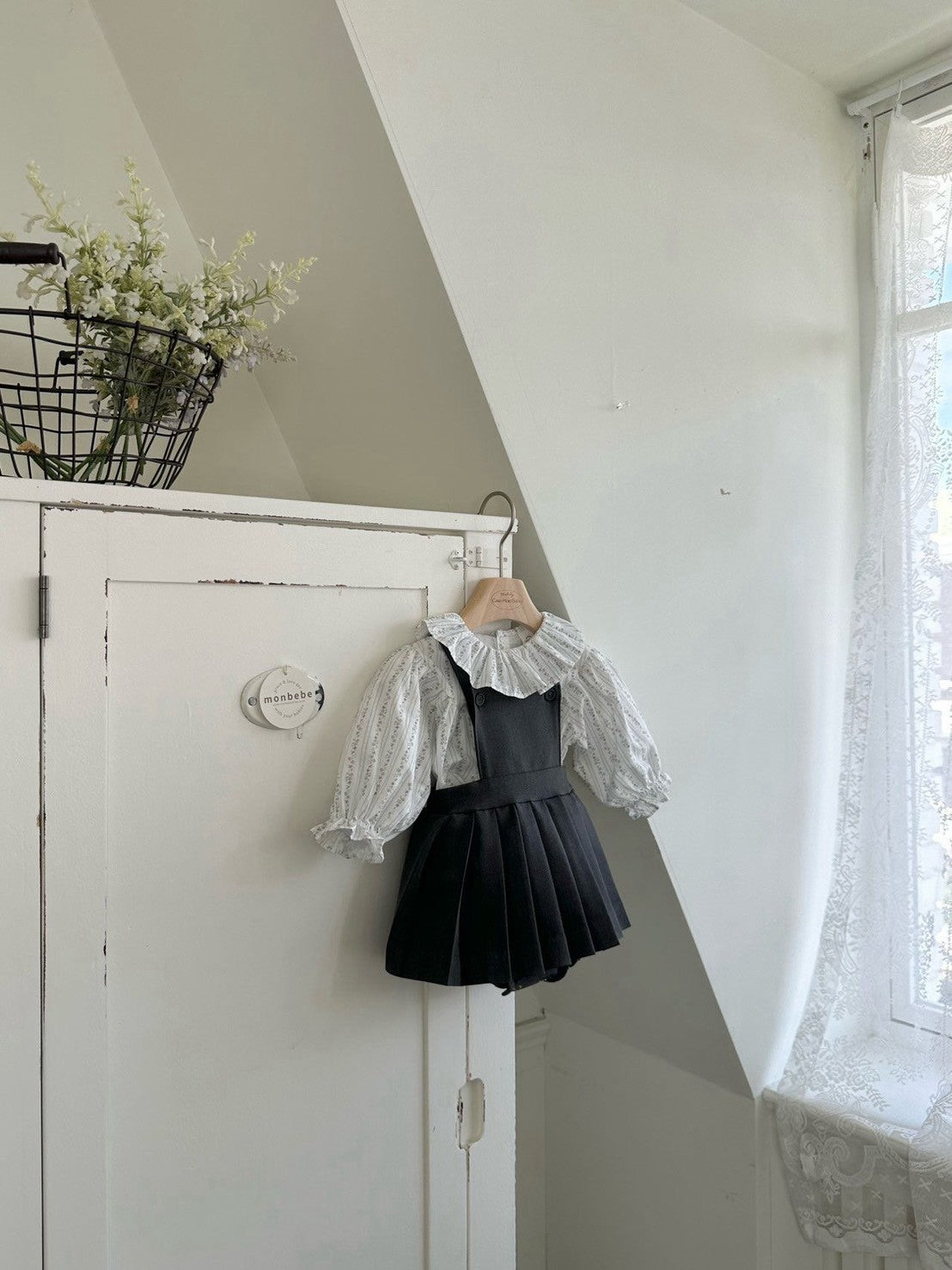 【PRE-ODER〆8.9(sun)】42. Louis Pleated Suspender Suit | monbebe