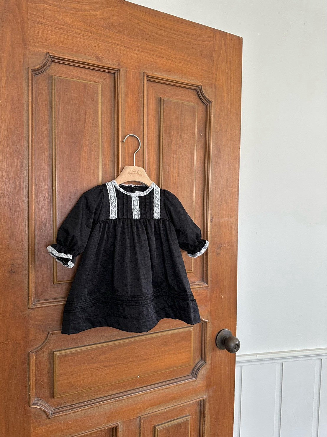 【PRE-ODER〆8.9(sun)】40. Satin Pintuck Baby Dress | monbebe