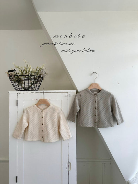 【PRE-ODER〆8.9(sun)】18. Argyle Cardigan | monbebe