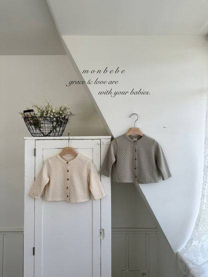 【秋のPRE-ODER 5%OFF】18. Argyle Cardigan | monbebe