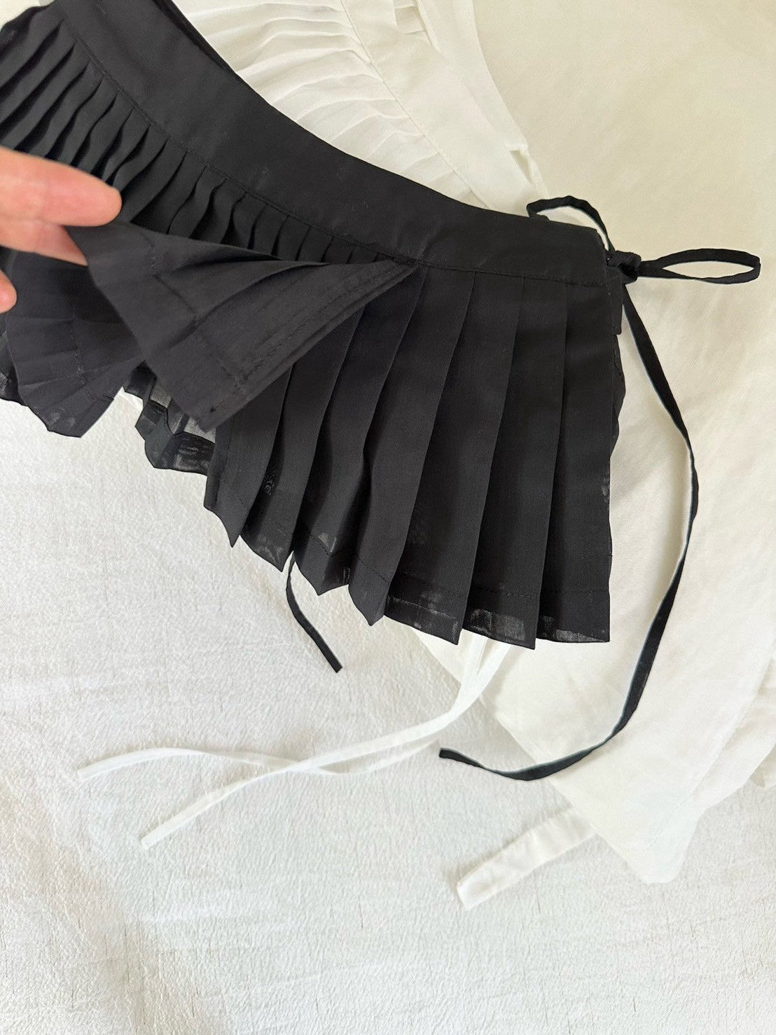 【PRE-ODER〆8.9(sun)】34. Layered Pleated Apron (Kids) | monbebe