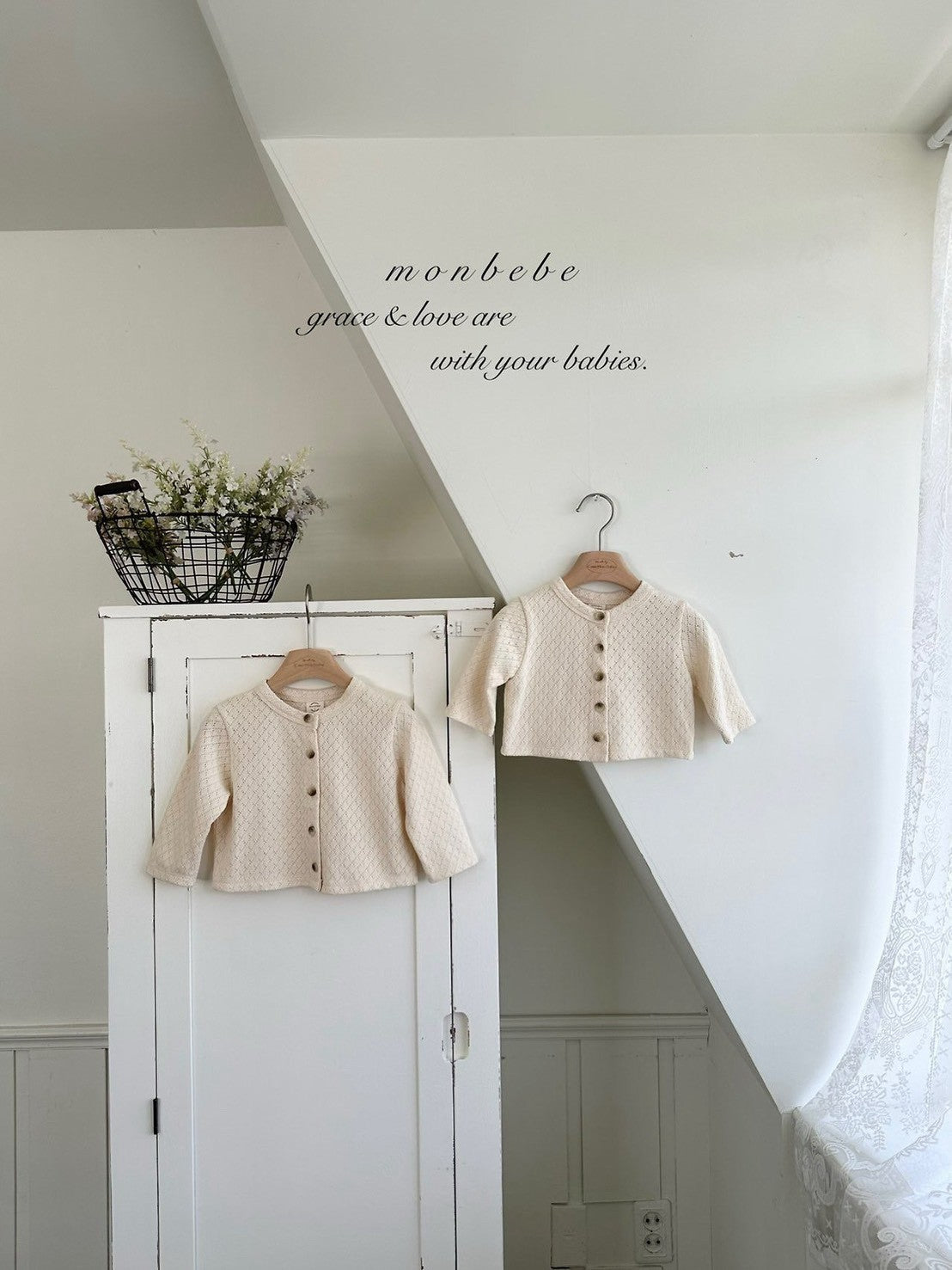 【PRE-ODER〆8.9(sun)】18. Argyle Cardigan | monbebe