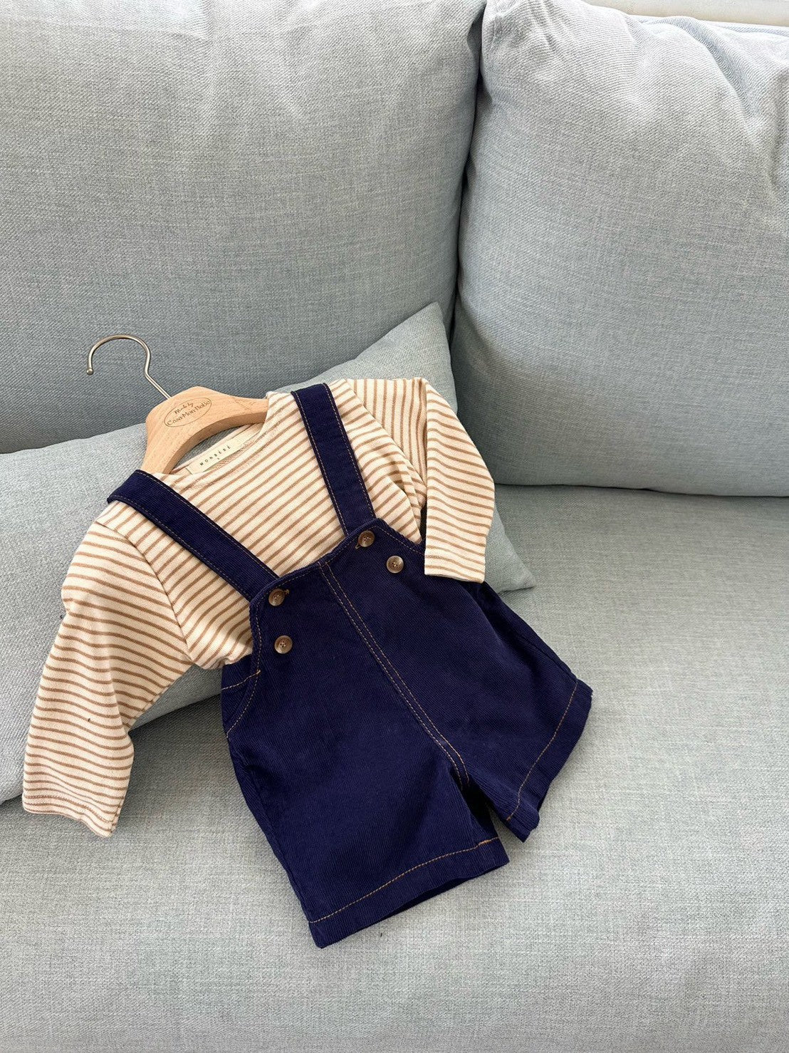 【PRE-ODER〆8.9(sun)】29. Royal Corduroy Suspender Pants | monbebe