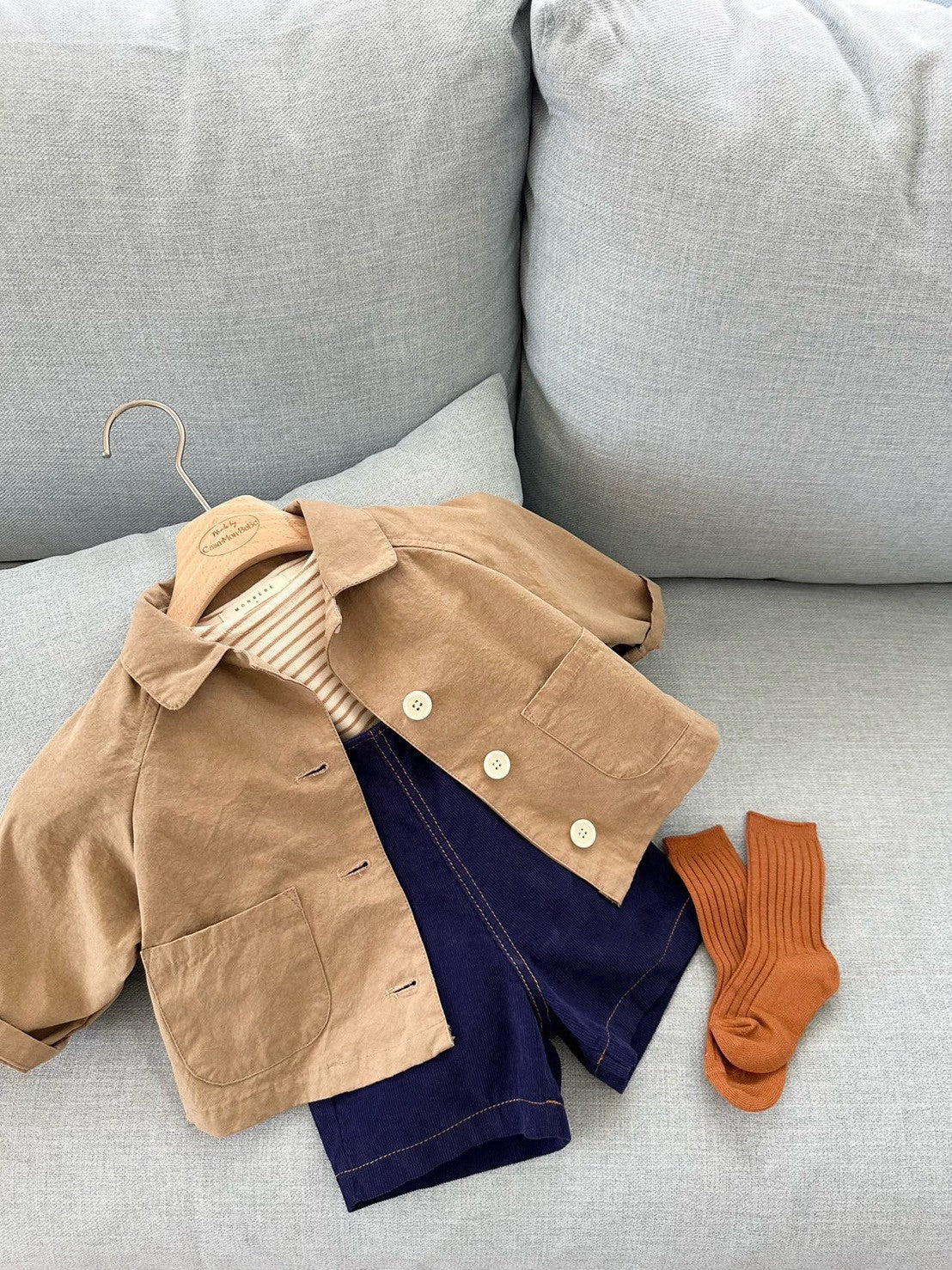 【PRE-ODER〆8.9(sun)】29. Royal Corduroy Suspender Pants | monbebe