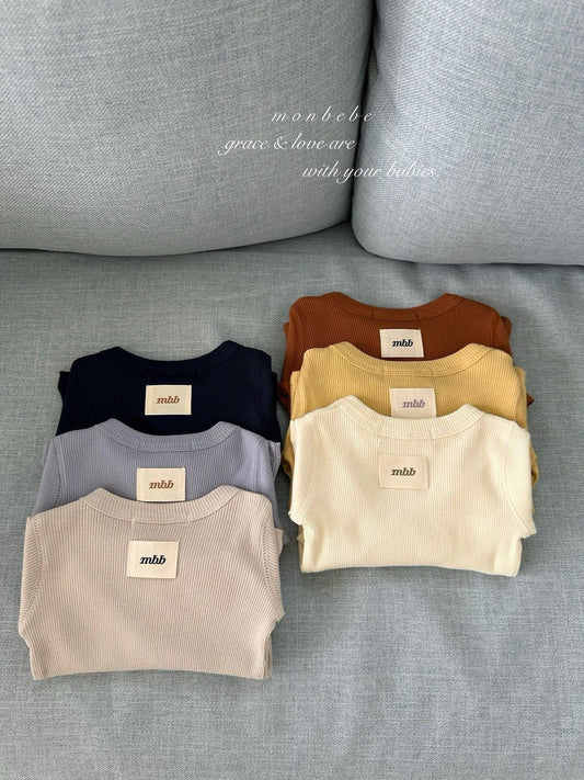 【PRE-ODER〆8.9(sun)】21. Mono Ribbed T-Shirt | monbebe