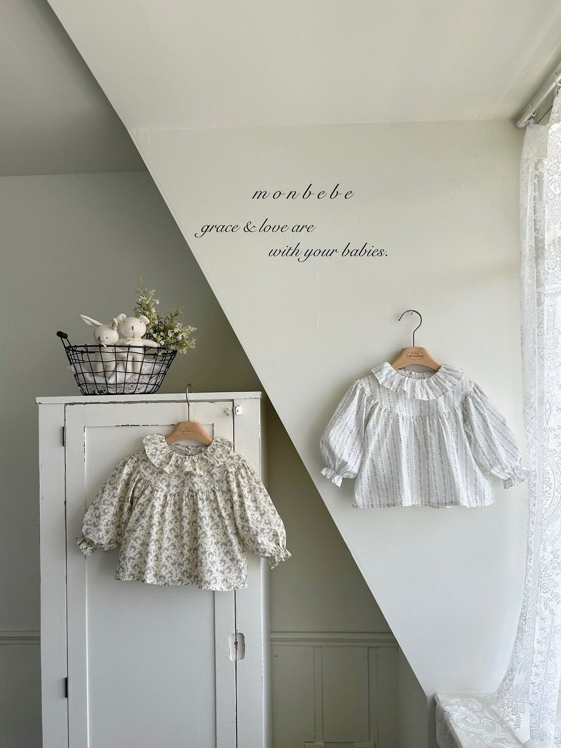 【PRE-ODER〆8.9(sun)】44. Flower Elder Blouse | monbebe