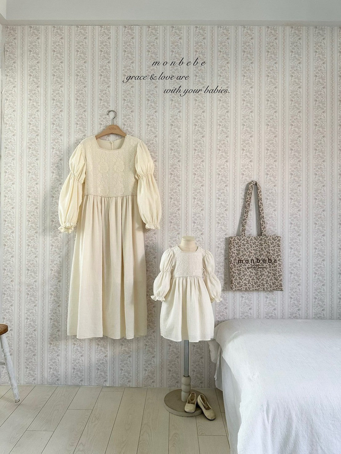 【PRE-ODER〆8.9(sun)】15. Rose Lace Dress | monbebe