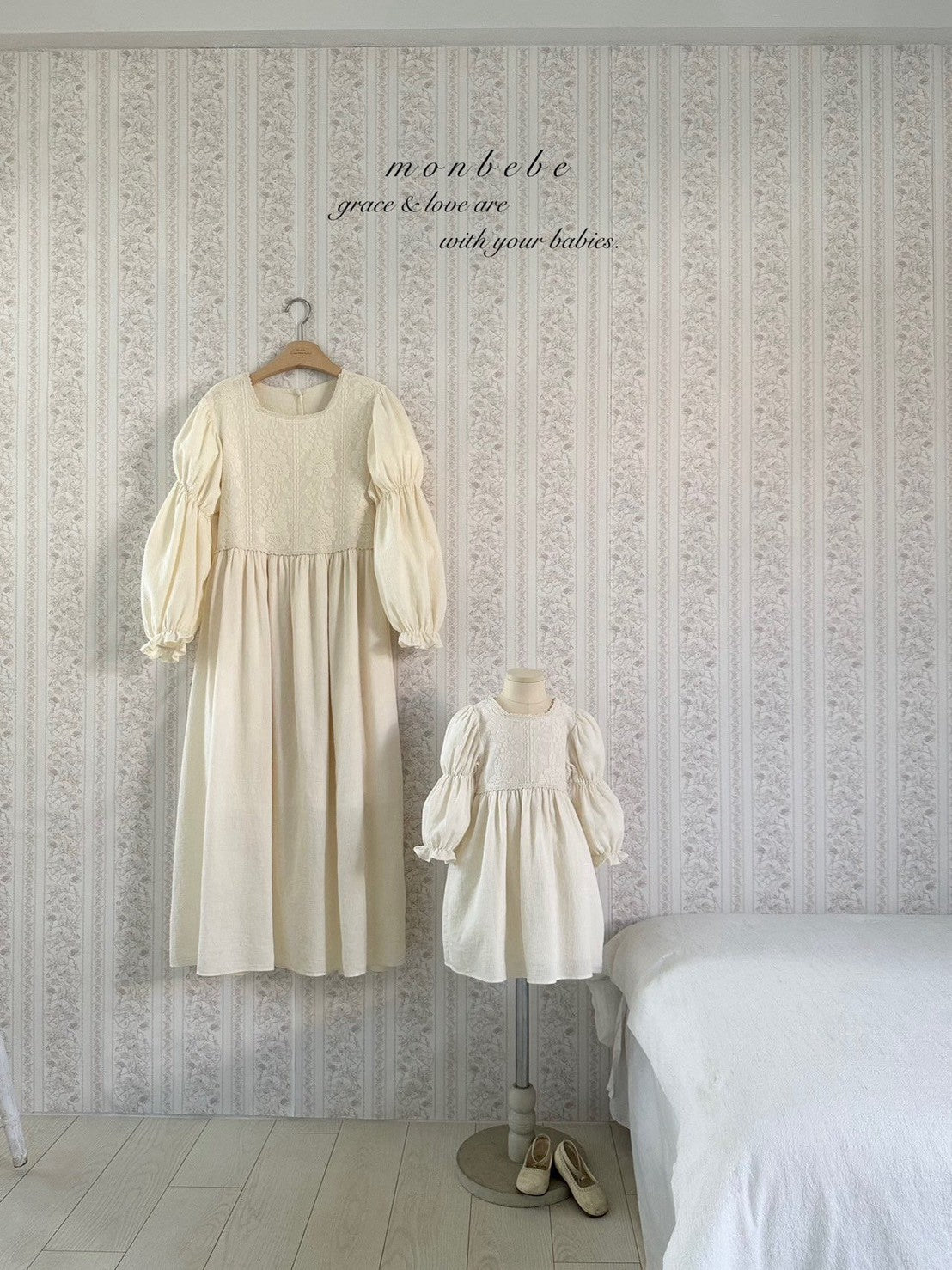 【PRE-ODER〆8.9(sun)】14. Rose Lace Dress (Adult) | monbebe