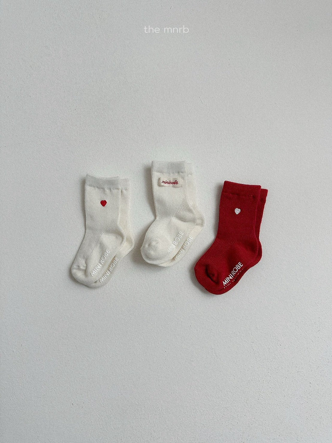 48.Heart Logo Socks