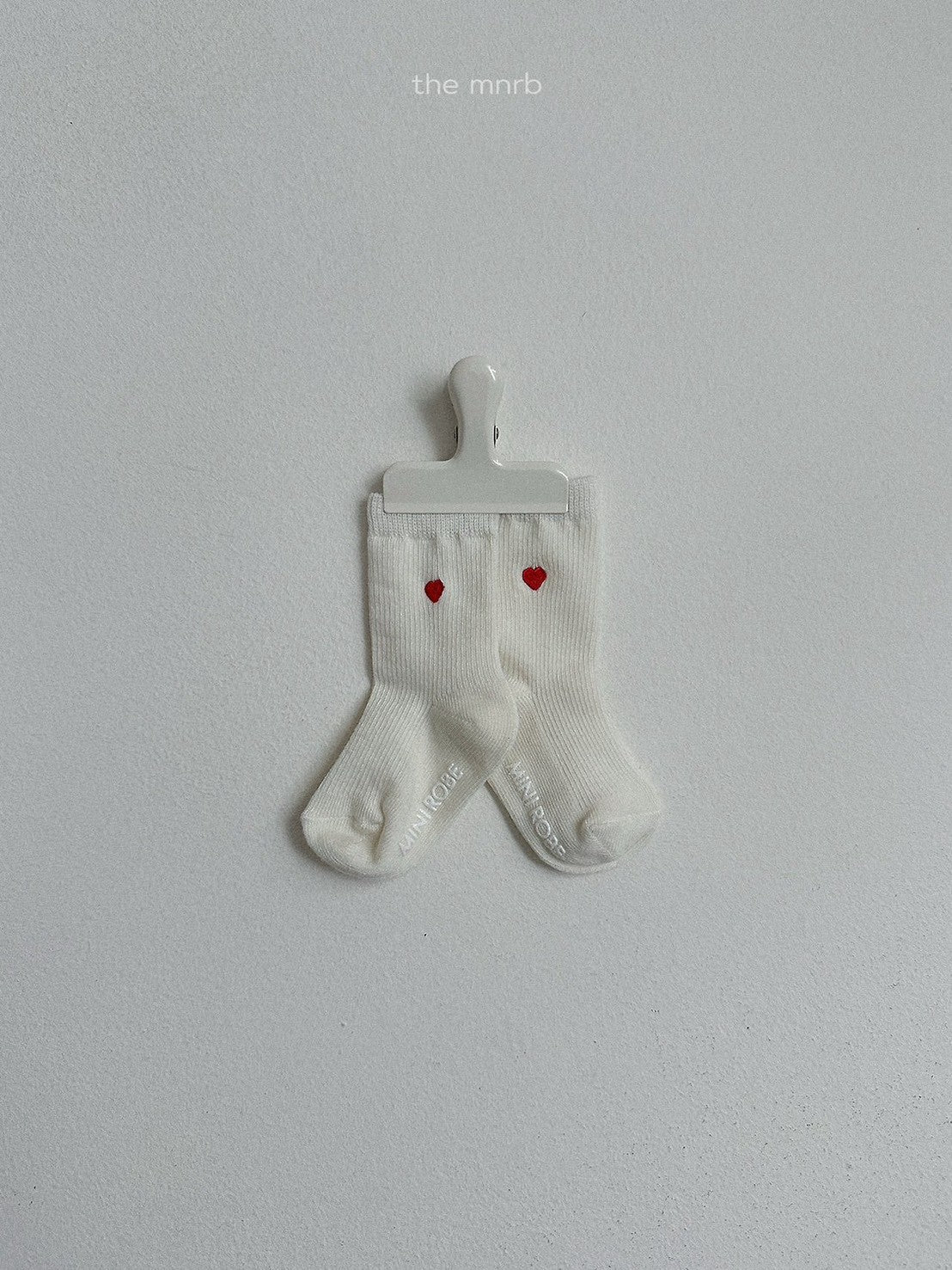 48.Heart Logo Socks