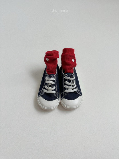 48.Heart Logo Socks