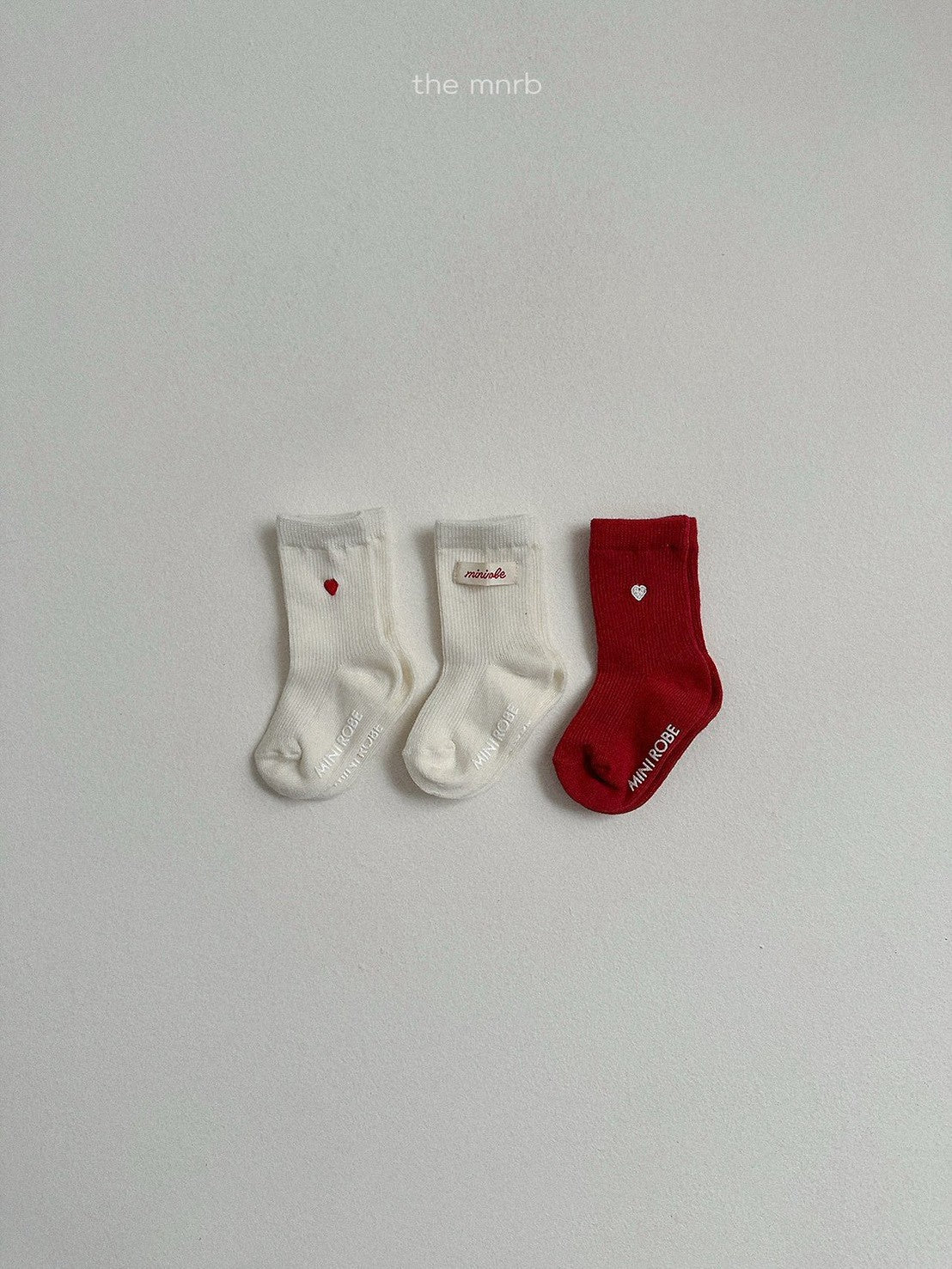 48.Heart Logo Socks