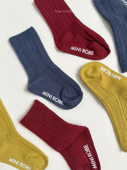 47.Cotton Rib Socks