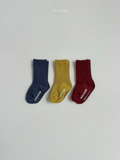 47.Cotton Rib Socks