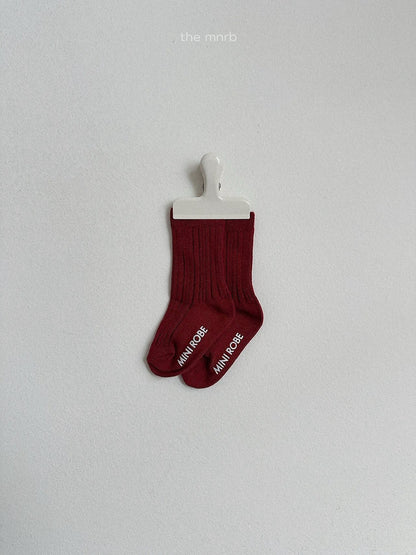47.Cotton Rib Socks