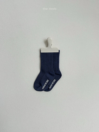 47.Cotton Rib Socks