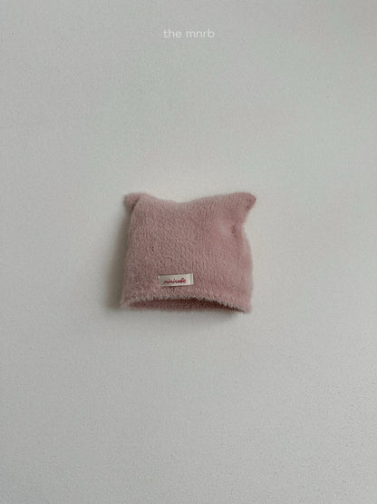 43.Fluffy Cat Beanie