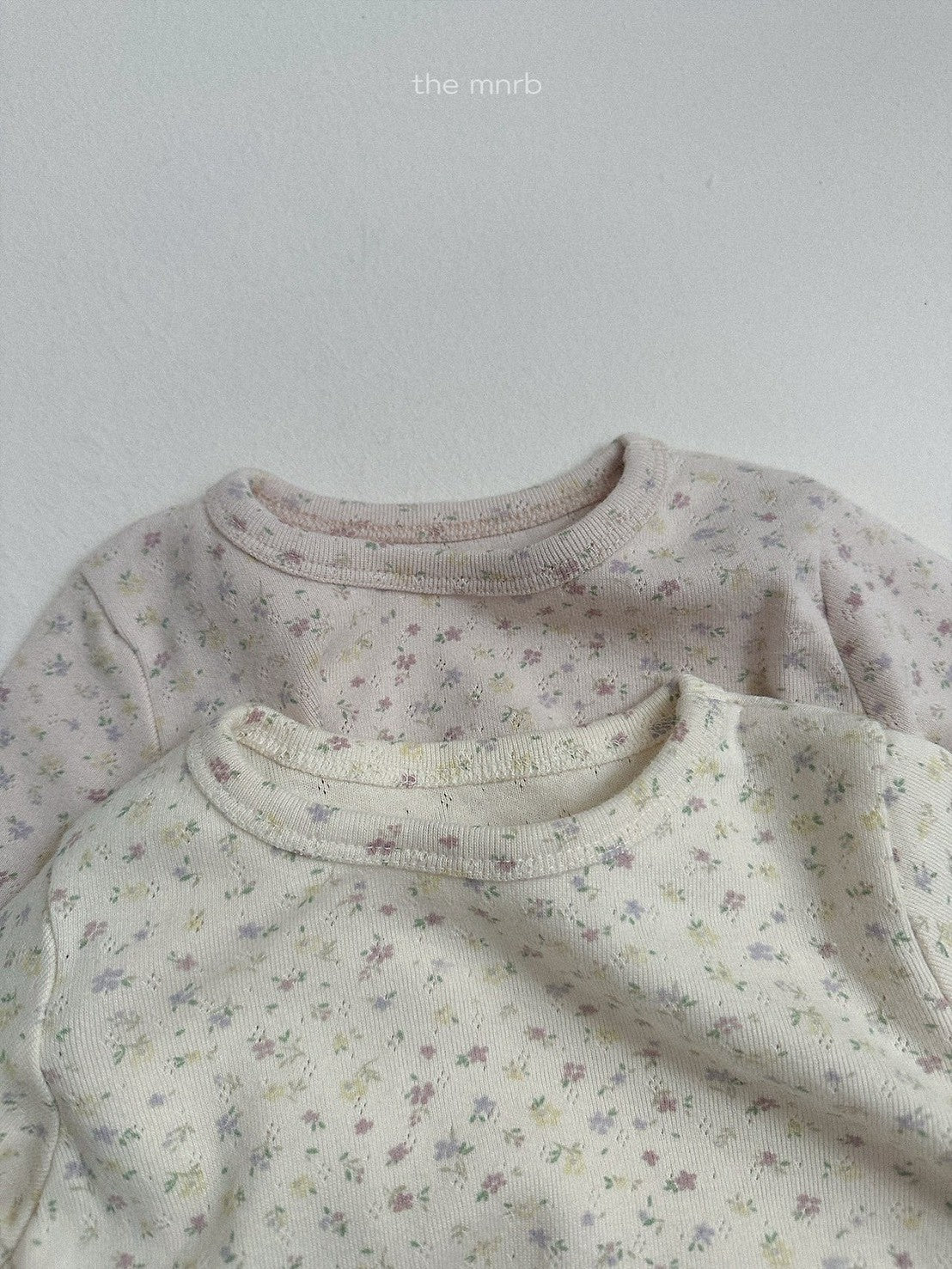 34.Cotton Eyelet Long Sleeve T-Shirt