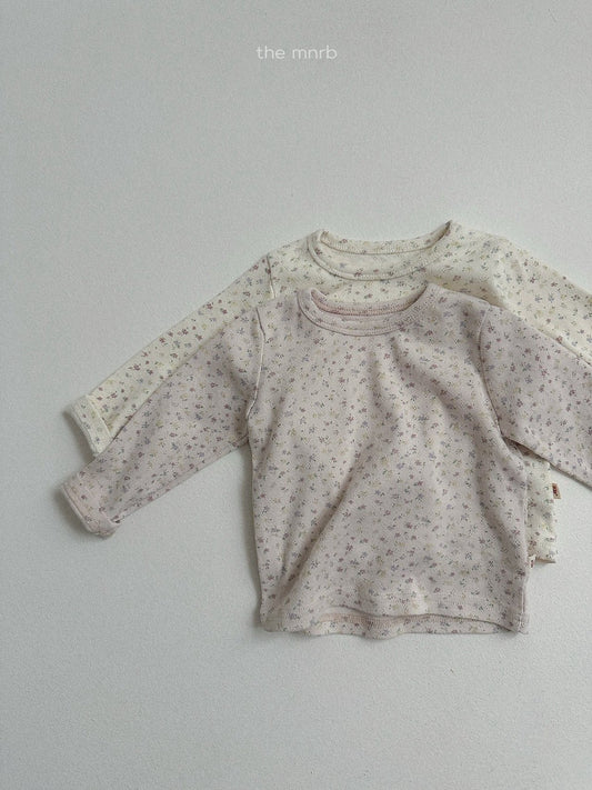 34.Cotton Eyelet Long Sleeve T-Shirt