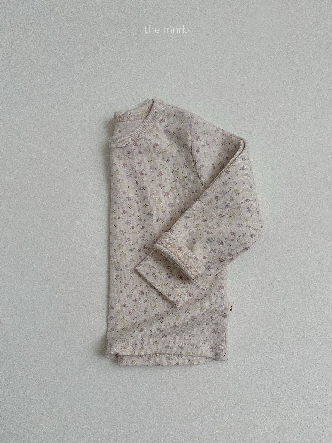 34.Cotton Eyelet Long Sleeve T-Shirt