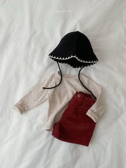 34.Cotton Eyelet Long Sleeve T-Shirt