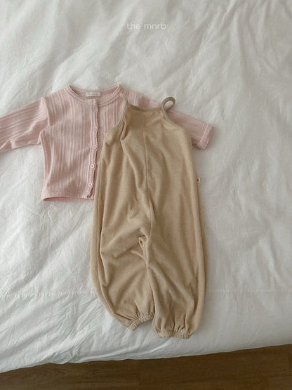 37.Terry Overalls