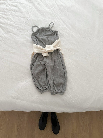 37.Terry Overalls