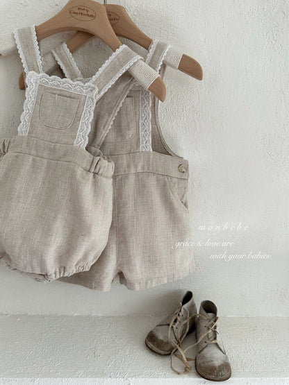 【期間限定 PRE-ODER】30.Pure Linen Suspender Suit