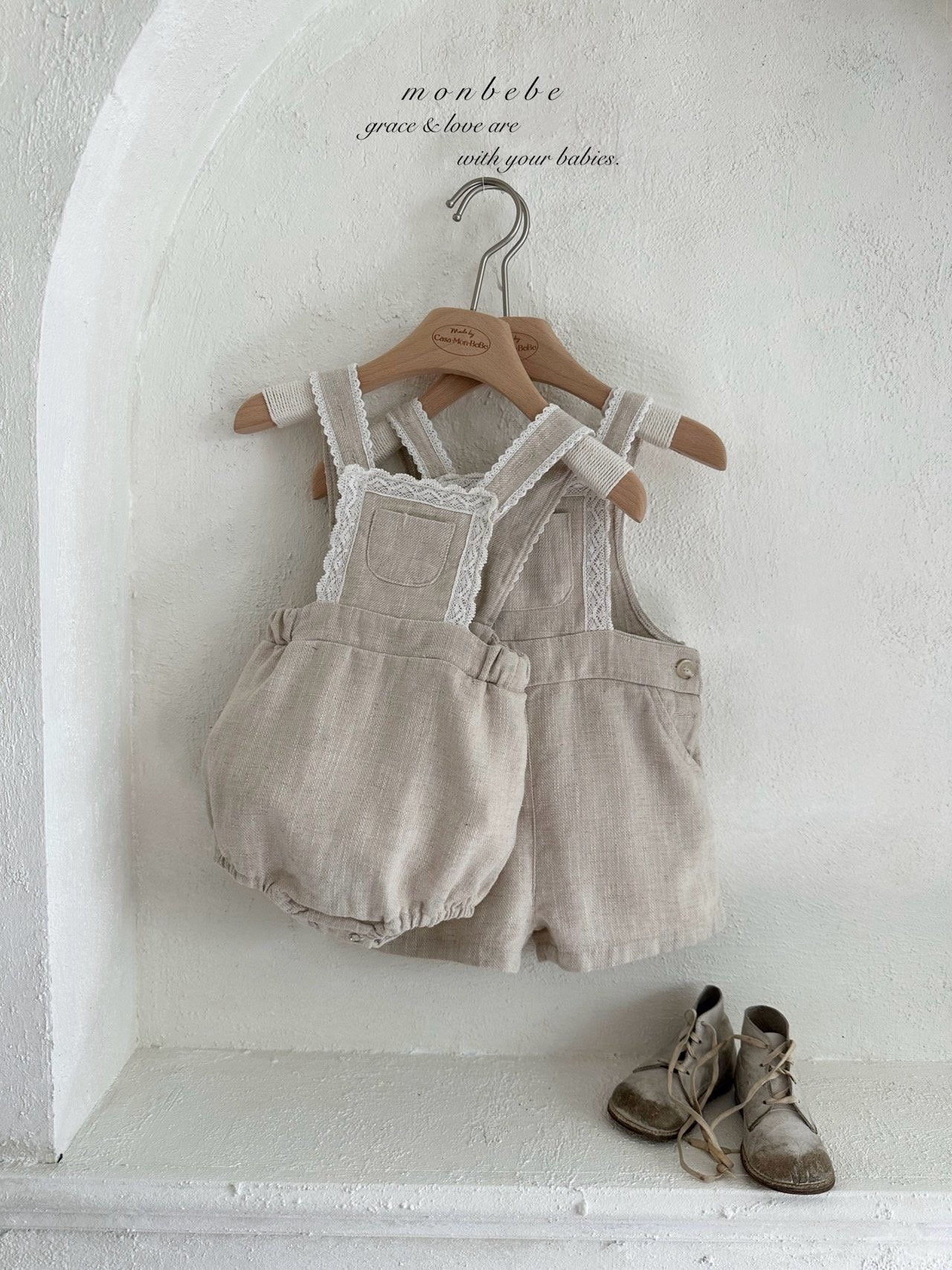 【期間限定 PRE-ODER】30.Pure Linen Suspender Suit