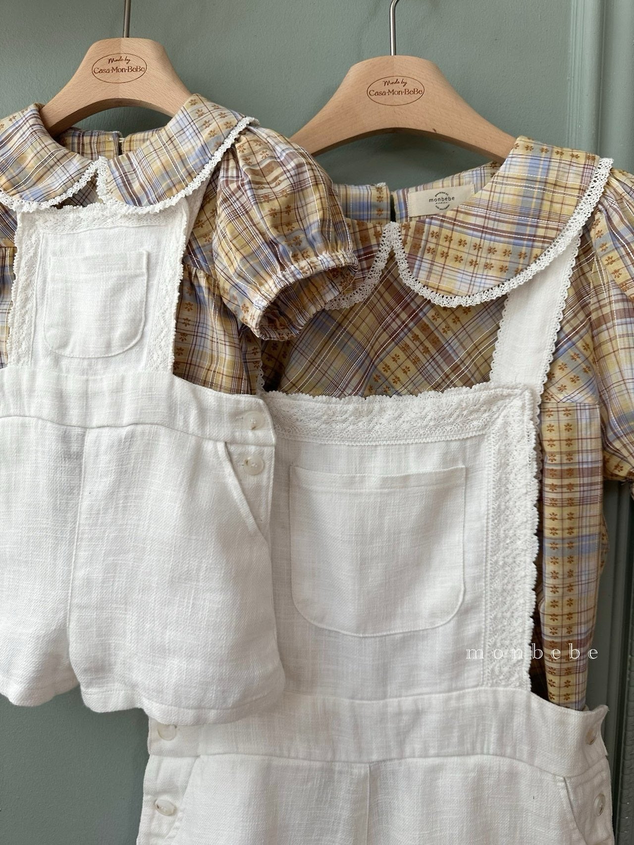 【期間限定 PRE-ODER】28.Pure Linen (Adult) Suspender Pants