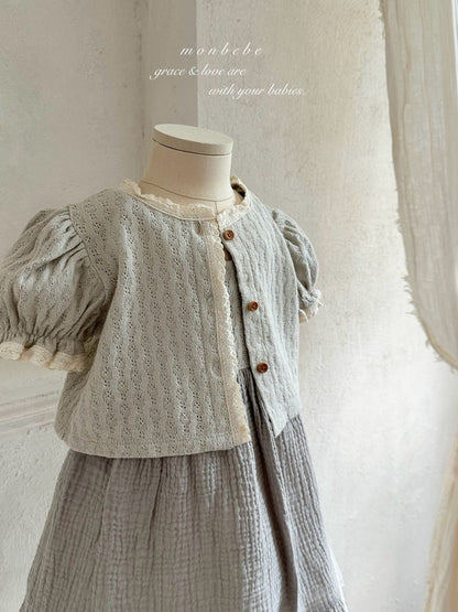 【期間限定 PRE-ODER】36.Rosé Knit Cardigan