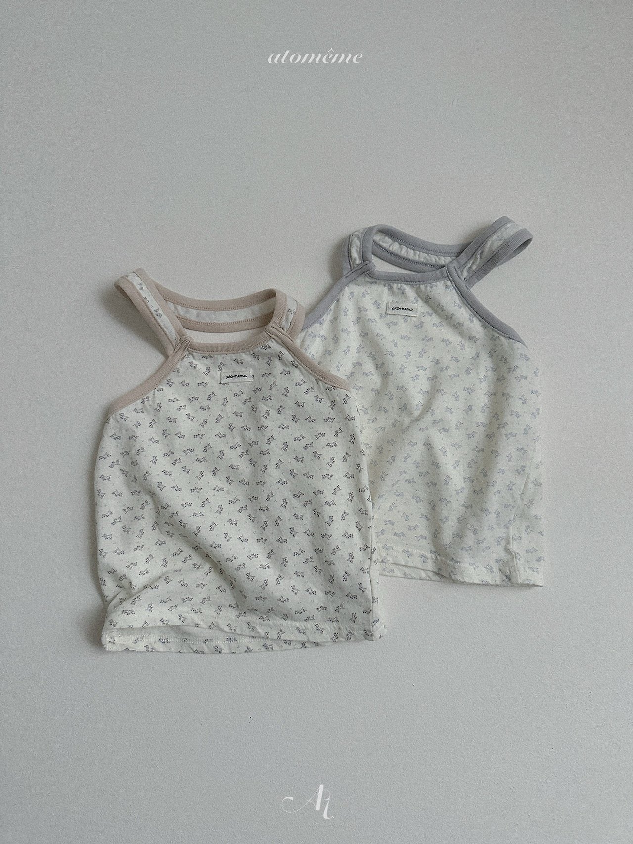 【PRE-ODER 10%OFF 〆6.30(火)】4.Rene Flower Halter-neck Top