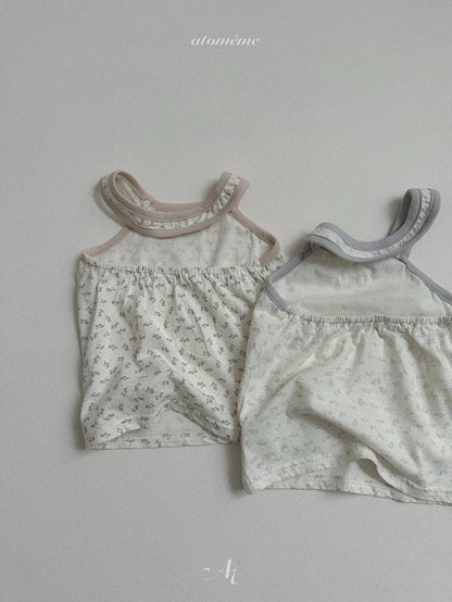 【PRE-ODER 10%OFF 〆6.30(火)】4.Rene Flower Halter-neck Top
