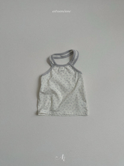 【PRE-ODER 10%OFF 〆6.30(火)】4.Rene Flower Halter-neck Top