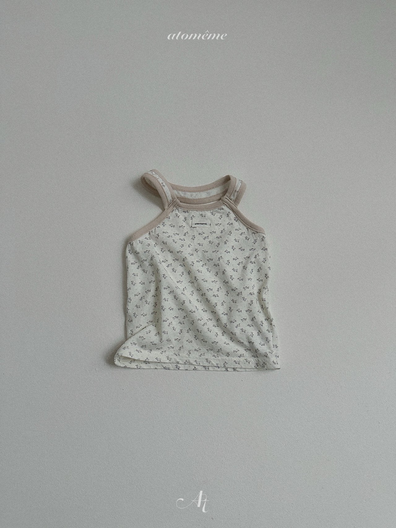 【PRE-ODER 10%OFF 〆6.30(火)】4.Rene Flower Halter-neck Top