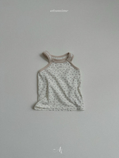 【PRE-ODER 10%OFF 〆6.30(火)】4.Rene Flower Halter-neck Top