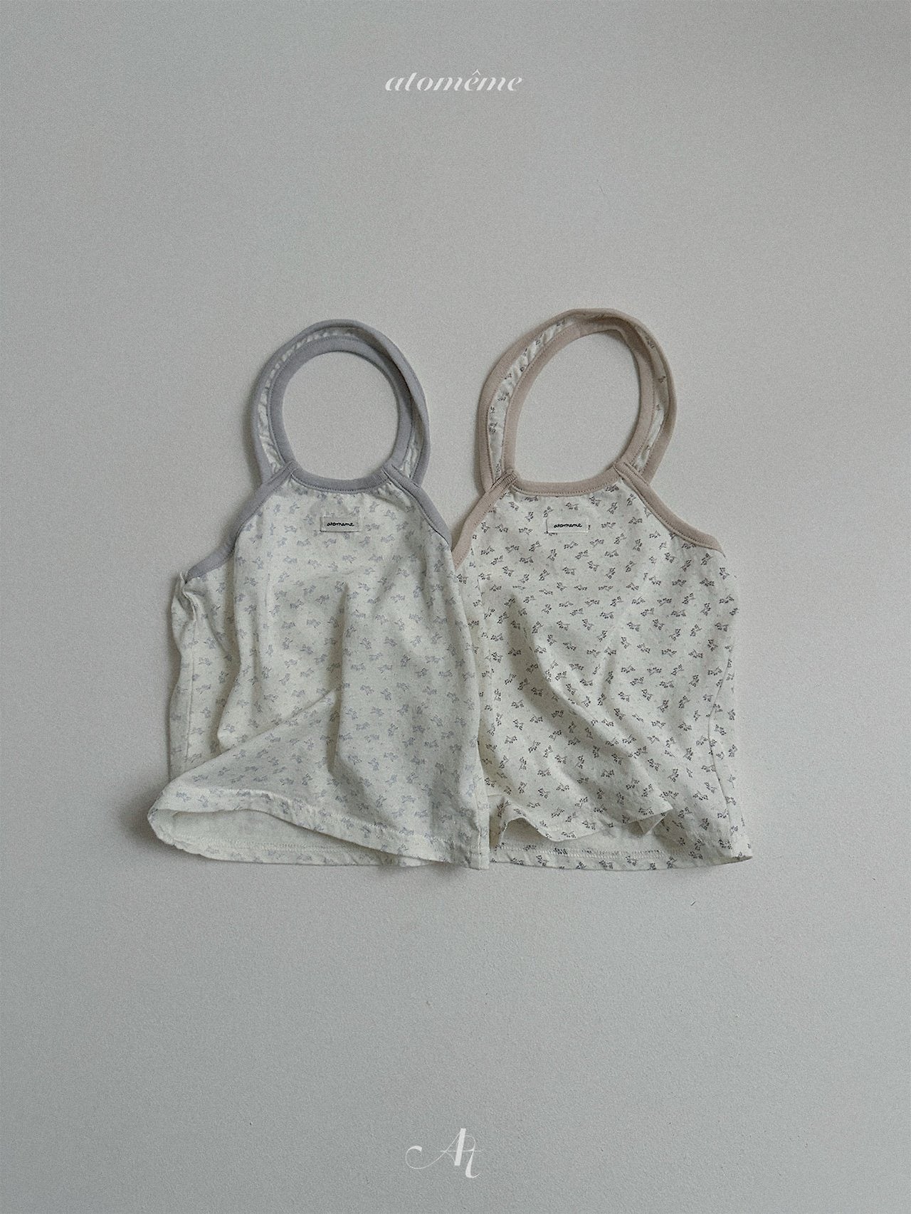 【PRE-ODER 10%OFF 〆6.30(火)】4.Rene Flower Halter-neck Top