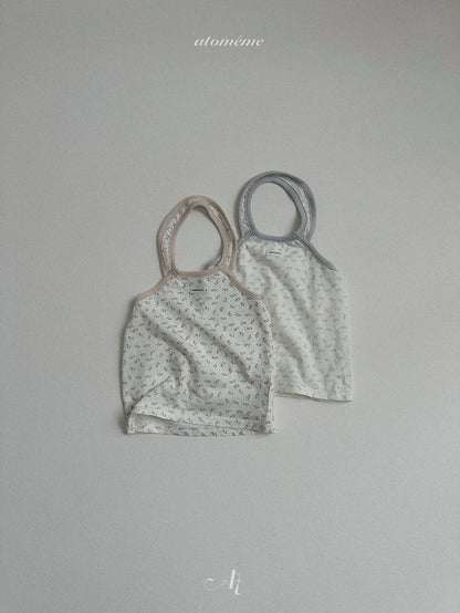 【PRE-ODER 10%OFF 〆6.30(火)】4.Rene Flower Halter-neck Top