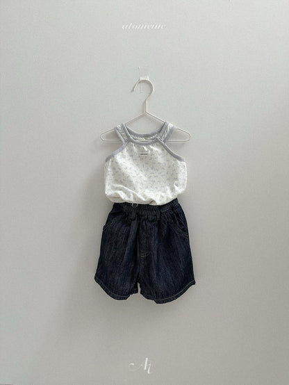 【PRE-ODER 10%OFF 〆6.30(火)】4.Rene Flower Halter-neck Top