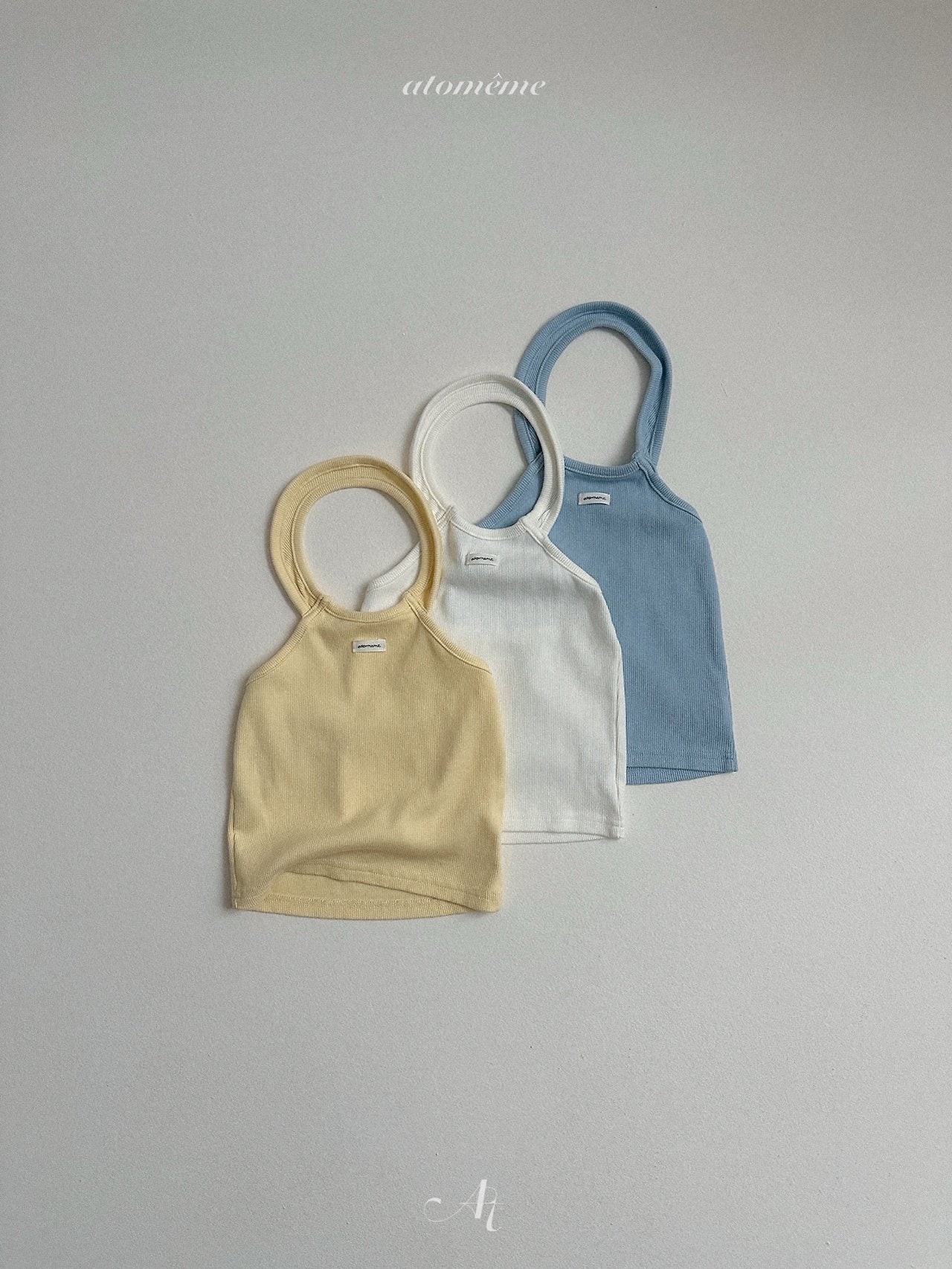 【PRE-ODER 10%OFF 〆6.30(火)】5.Rene Rib Halter-neck Top