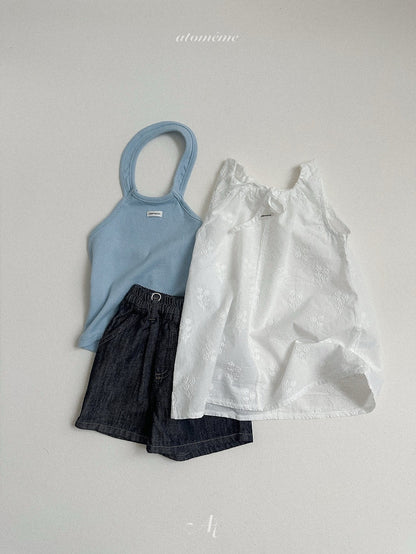 【PRE-ODER 10%OFF 〆6.30(火)】5.Rene Rib Halter-neck Top