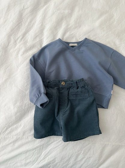 12.Low V-Neck Sweatshirt