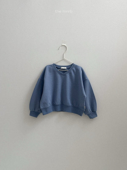 12.Low V-Neck Sweatshirt