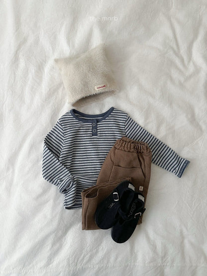 26.Eddy Stripe Henley T-Shirt