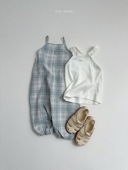 【PRE-ODER 10%OFF 〆6.30(火)】8.Candy checkered Overalls