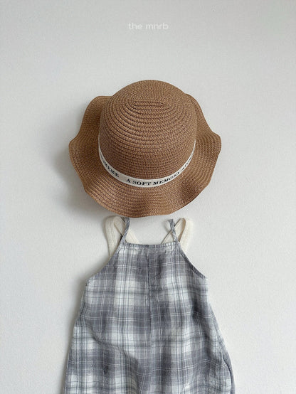 【PRE-ODER 10%OFF 〆6.30(火)】8.Candy checkered Overalls