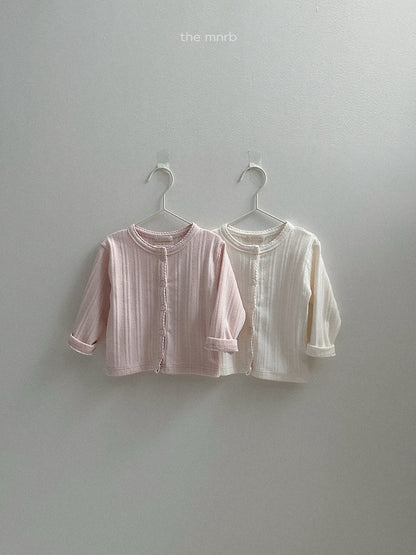 22.Eyelet Cardigan